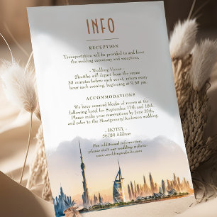 Dubai UAE-mål Infoga information om INFO Inbjudningar