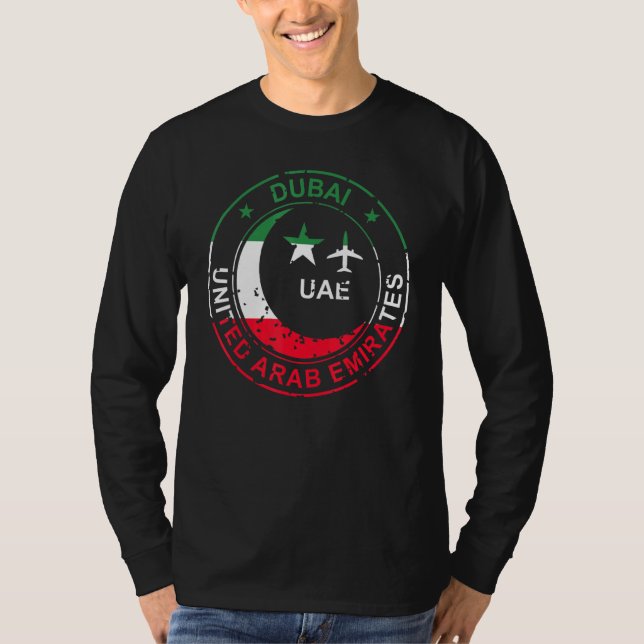Dubai Uae-pass för resande och turister T Shirt (Framsida)