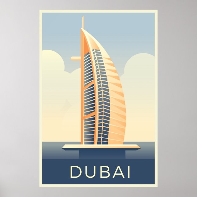 Dubai UAE Poster (Framsidan)