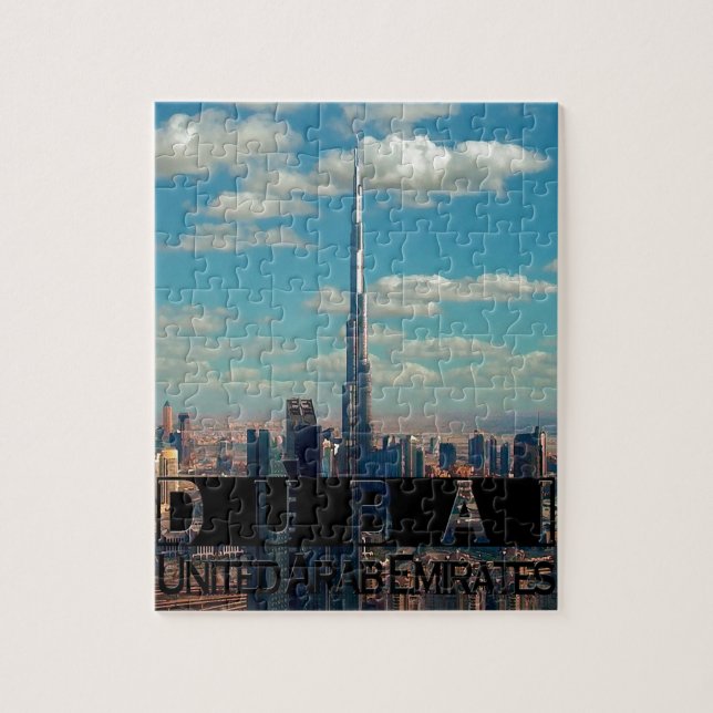 Dubai UAE Souvenir Pussel (Vertikal)