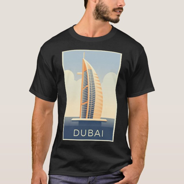 Dubai UAE T Shirt (Framsida)