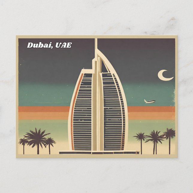 Dubai UAE Vykort (Framsida)
