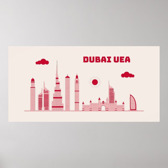 Dubai UEA Poster (Framsidan)