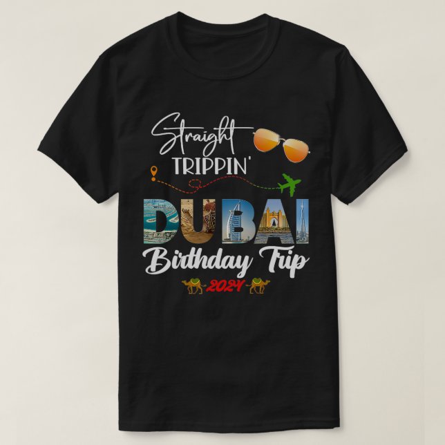 Dubai Vacation Arabemiraten Resa T Shirt (Design framsida)
