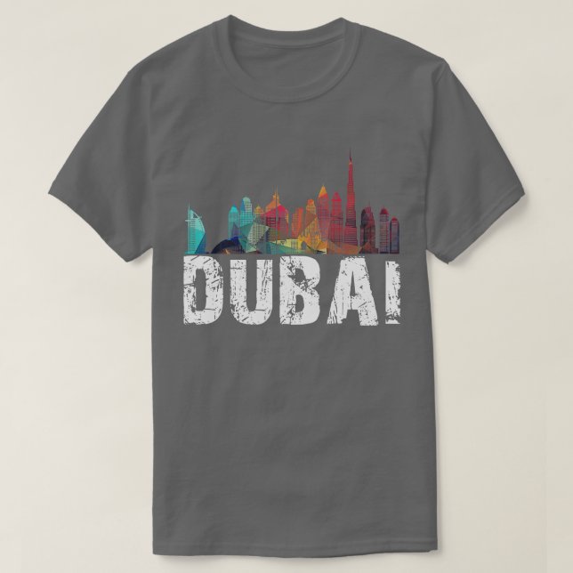 Dubai Vacation Souvenirs ger för manar kvinnor bar T Shirt (Design framsida)