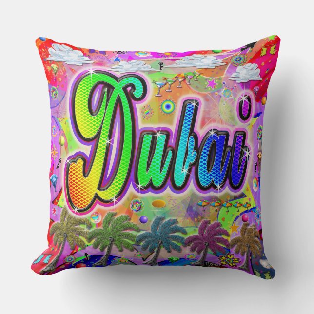 Dubai Vista Express Pillow Kudde (Framsida)