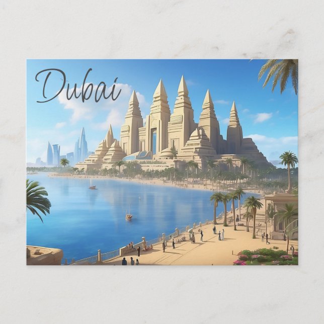 Dubai vykort (Framsida)