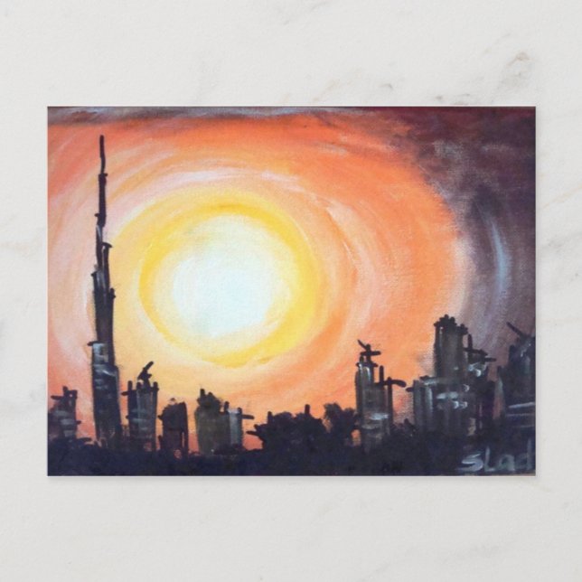 dubai vykort (Framsida)