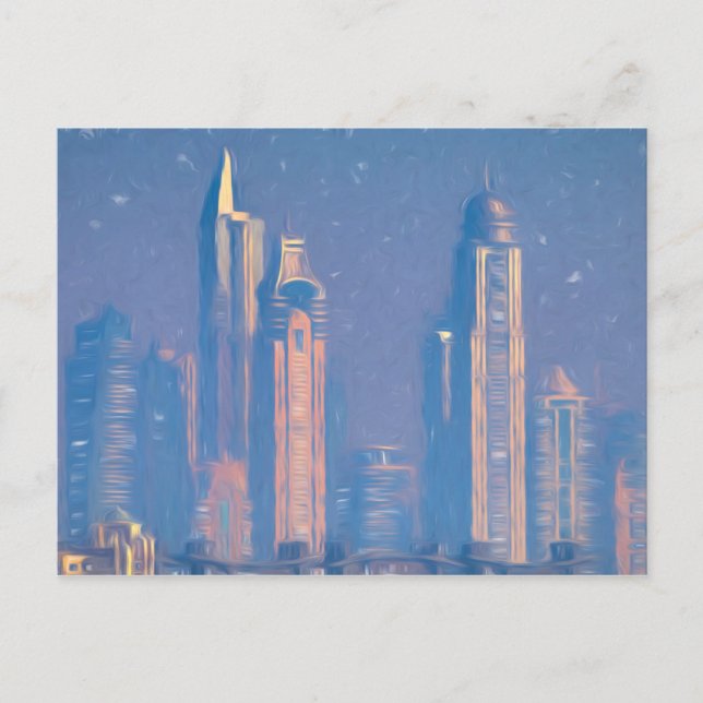 Dubais arkitekturkonst              vykort (Framsida)