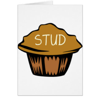 Dubba den gulliga muffinen hälsningskort