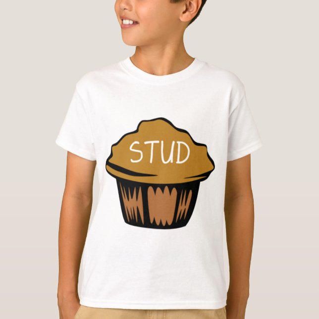 Dubba den gulliga muffinen t shirt (Framsida)