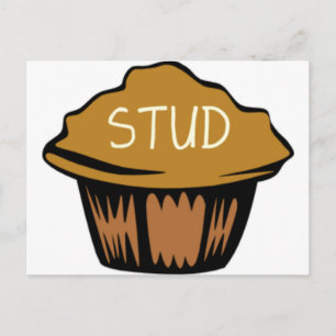 Dubba den gulliga muffinen vykort