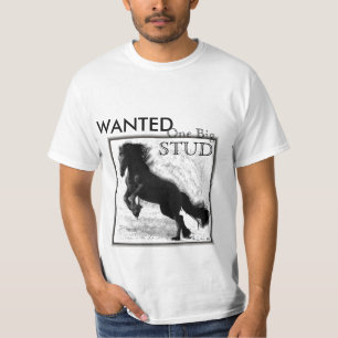 Dubba hästskjortor t-shirt