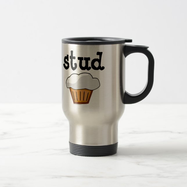 Dubba muffinen, gullig rolig bakad bra resemugg (Höger)