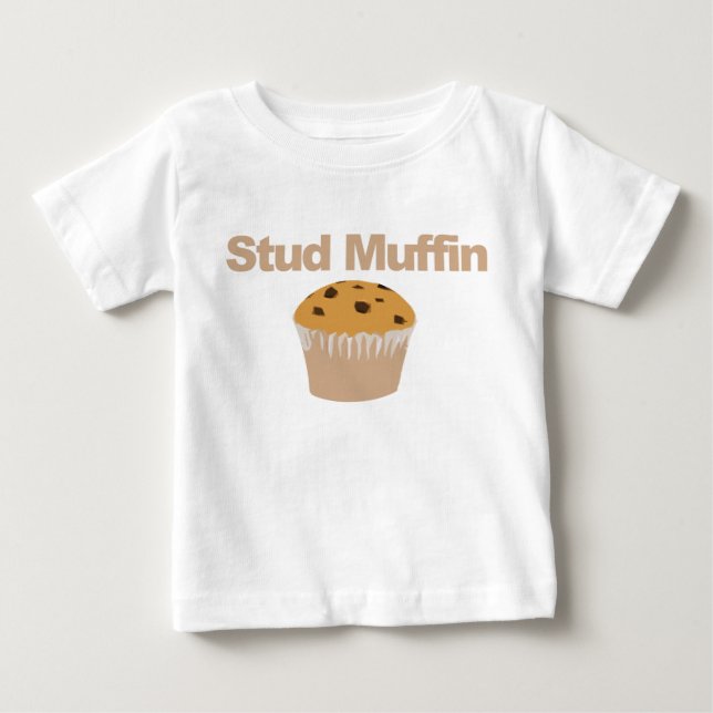 Dubba muffinen, rolig babyT-tröja Tee (Framsida)