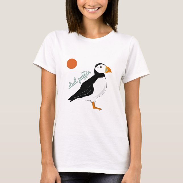 Dubba puffinen t-shirt (Framsida)