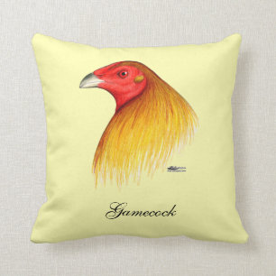 Dubbad Gamecock Kudde