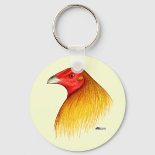 Dubbad Gamecock Nyckelring