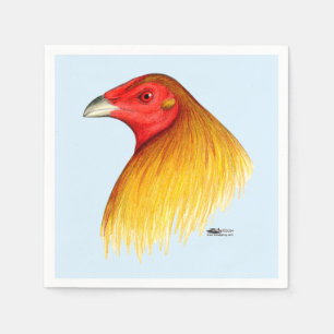 Dubbad Gamecock Pappersservett