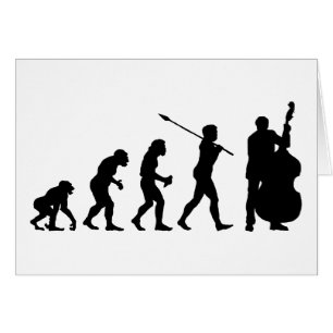Dubbel basist hälsningskort