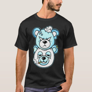 Dubbel Bear Graphic Match Jordan 11 Low Legend Blu T Shirt