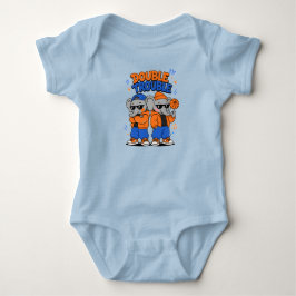 Dubbel Besvär Cool Tvilling Elefanter – A T Shirt