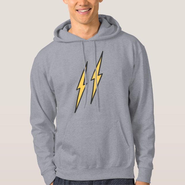 Dubbel blixtikon design  hoodie (Framsida)