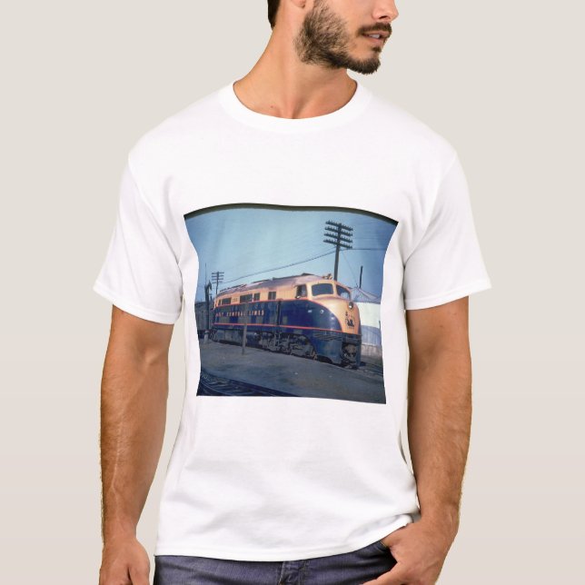 Dubbel cab #2001, 1940 ' _Trains för CNJ Baldwin T-shirt (Framsida)