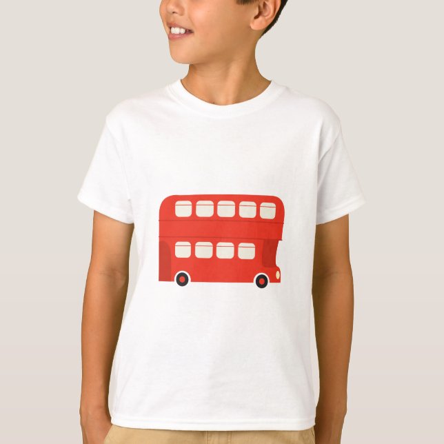 Dubbel däckarebuss t-shirt (Framsida)