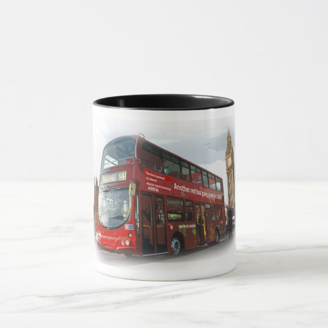 Dubbel däckareLondon buss Mugg (Center)