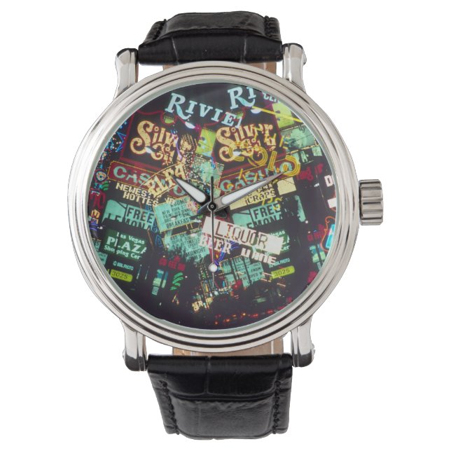 Dubbel exponering, kasinotecken, Las Vegas, Armbandsur (Framsida)