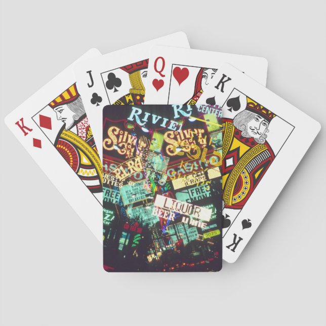 Dubbel exponering, kasinotecken, Las Vegas, Kortlek (Baksidan)