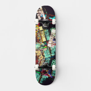 Dubbel exponering, kasinotecken, Las Vegas, Skateboard Bräda 20,5 Cm