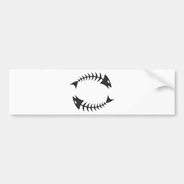 Dubbel Fishbone Fischgräte Bildekal (Framsidan)