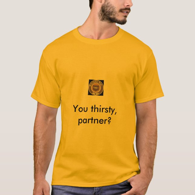 Dubbel klappläskedryck smaksatt med växtextrakt tee shirt (Framsida)
