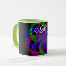 Dubbel Loop Mesh Geometrisk Kaffe kopp
