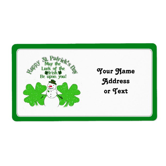 Dubbel Lucky Snögubbe Fraktsedel (Framsidan)