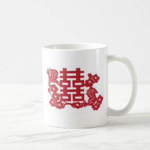 Dubbel lycka kaffemugg