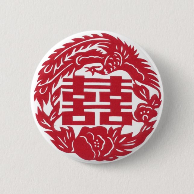 Dubbel lycka Phoenix Knapp (Framsida)