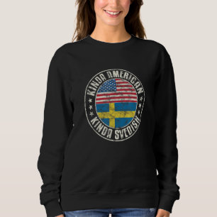 Dubbel medborgarskap Amerikansk Svensk Sverige Usa T Shirt