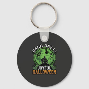 Dubbel möda besvär häxa pumpa Halloween spindelnät Nyckelring