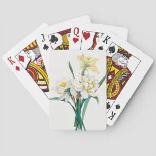 Dubbel narciss, Pierre-Joseph Redouté, 1827 Casinokort