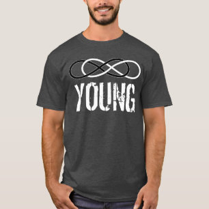 Dubbel oändlighet för symbol - svart & vit + barn t shirt