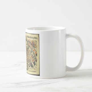 Dubbel örn för österrikare kaffemugg