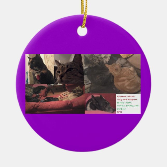 Dubbel prydnad i en #2 julgransprydnad keramik (Framsidan)