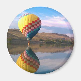 Dubbel RAINBOW. Hotair-ballong på ormfloden Magnet