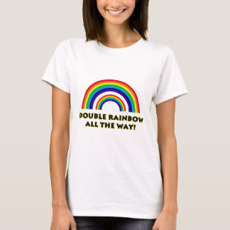 Dubbel regnbåge. HELA VÄGEN!! Tee Shirt