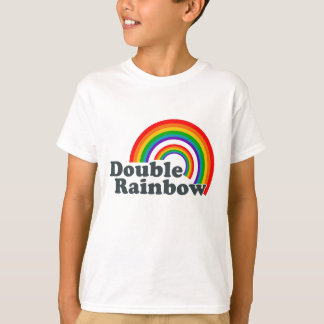 Dubbel regnbåge t-shirt