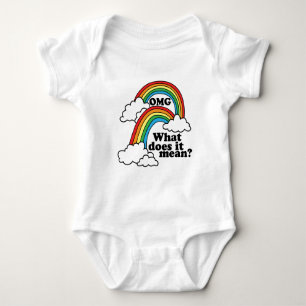 Dubbel regnbåge t shirt