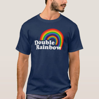 Dubbel regnbåge tee